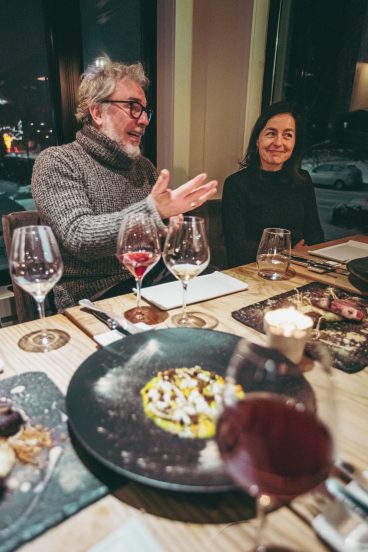 Christian Bégin, Laure Waridel et Visages régionaux au Chardo, restaurant à Bromont, dans Brome-Missisquoi.