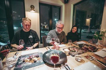 Christian Bégin, Laure Waridel et Visages régionaux au Chardo, restaurant à Bromont, dans Brome-Missisquoi.