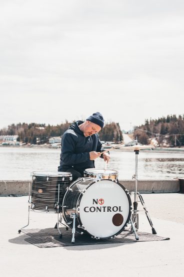 Julien Blais, drummer dans le Bas-Saint-Laurent, pour le balado On le Fait, par Visages régionaux